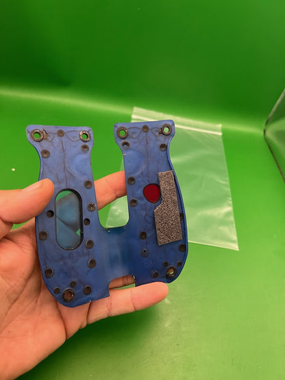 WDP Angel IR3 A4 90 Degree Grip Panels Blue Rubber OEM Grip Set
