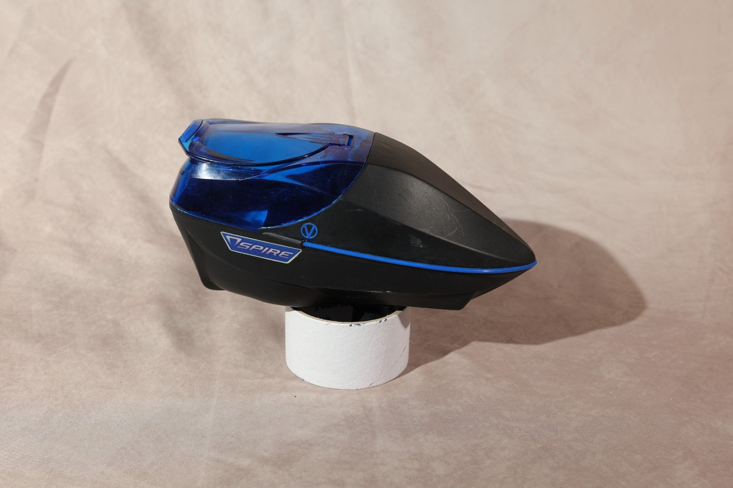 Virtue Spire Paintball Hopper Loader Blue Black Electronic Feeder