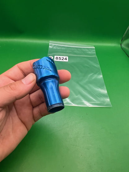 Smart Parts Impulse High Rise Feedneck Blue Anodized Aluminum Twist Lock