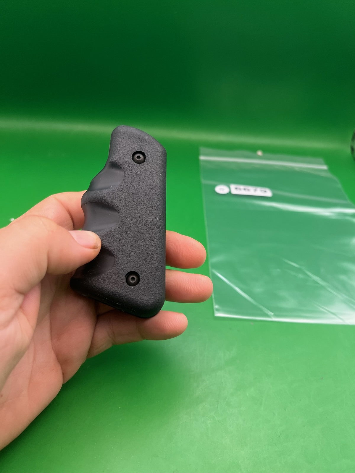 45* Grooved Autococker Grips - used paintball grip panels - black
