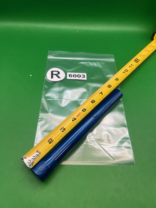 Bob Long 2 Piece Barrel tip blue - used paintball barrel tip - blue