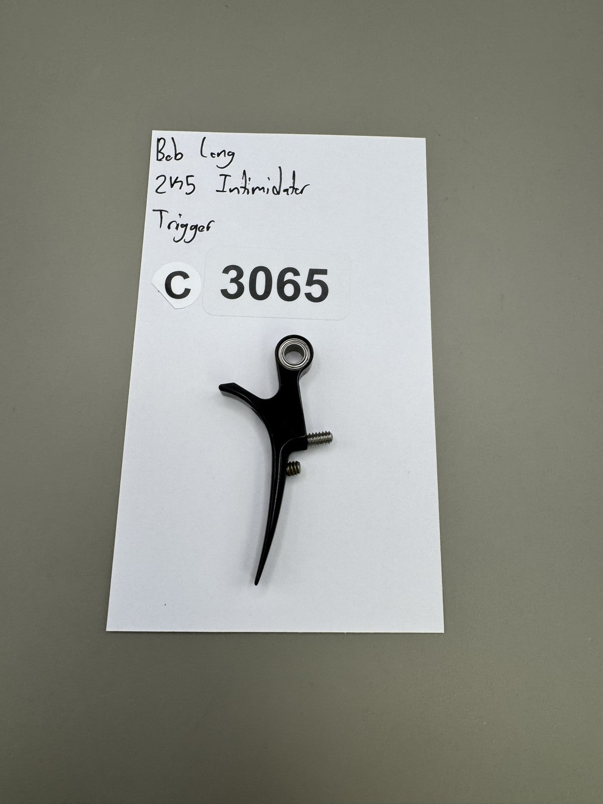 Bob Long 2K5 Intimidator Trigger Black Paintball Part