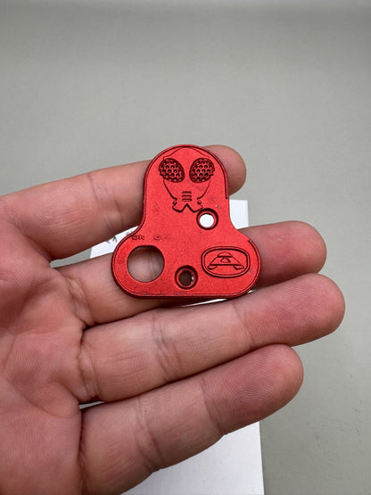 WDP Angel A4 Fly Bach Plate -Red