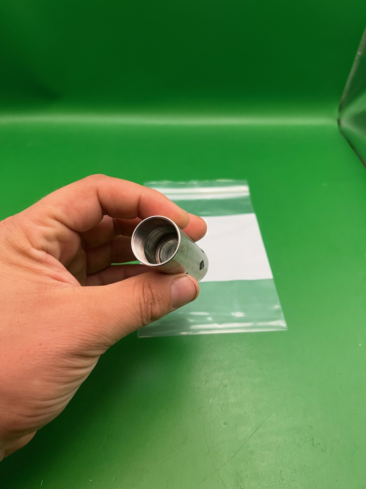 Doc's Automag to Autococker Barrel Thread Adapter Stainless Steel Mag Cocker