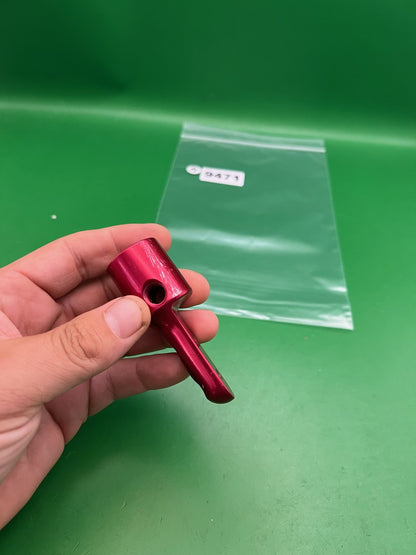 Duckbill Inline ASA Bottomline Air System Adapter Red Anodized Aluminum
