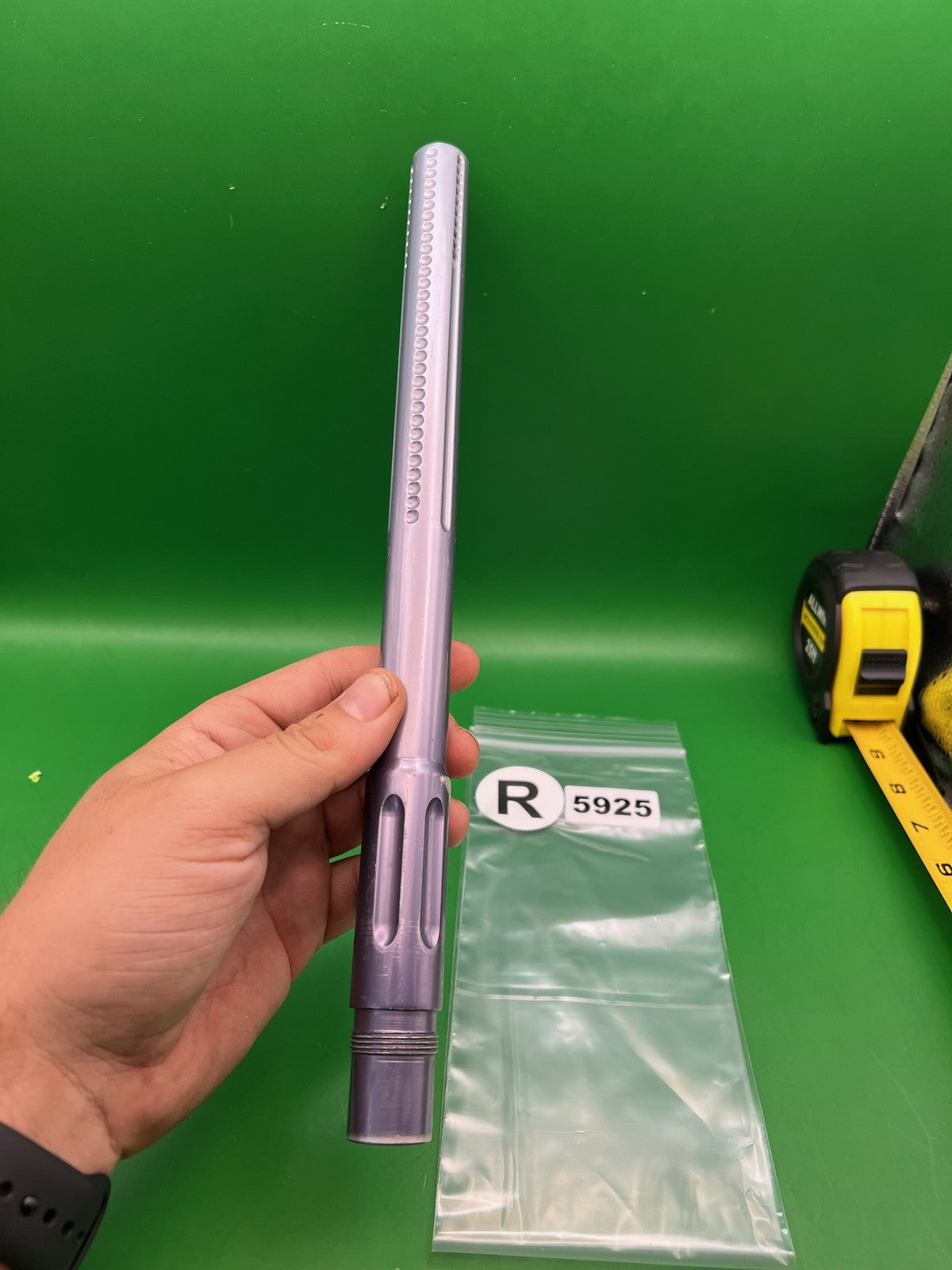 Paintball Barrel Purple 14" Autococker - used paintball barrel - purple anno