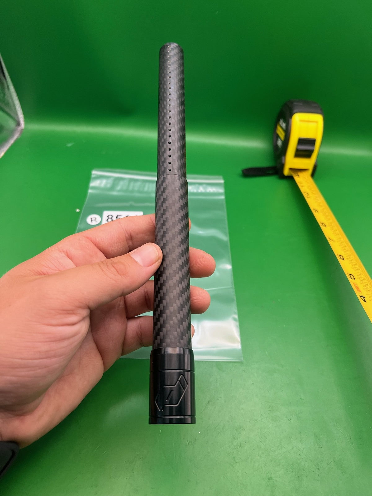 Deadlywind Fibur Carbon Fiber Barrel Black 12" Autococker Thread