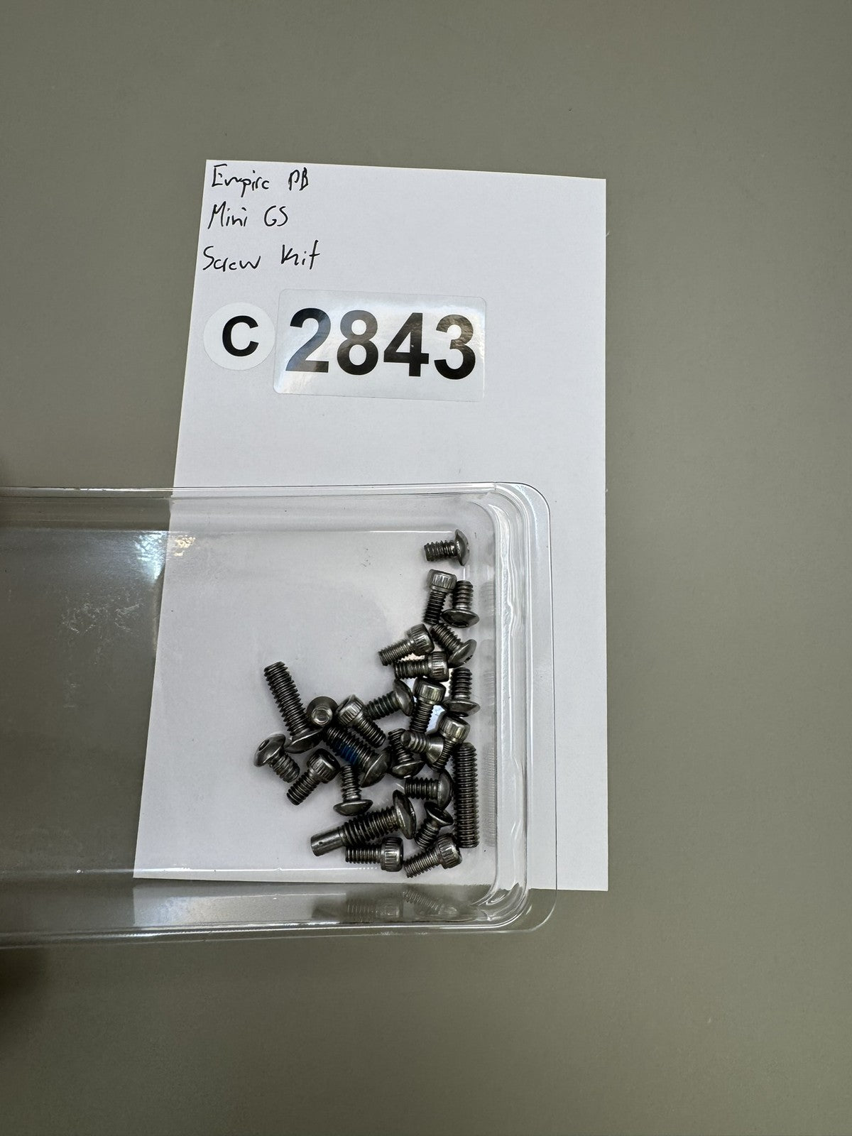 Empire PB Mini GS Screw Kit