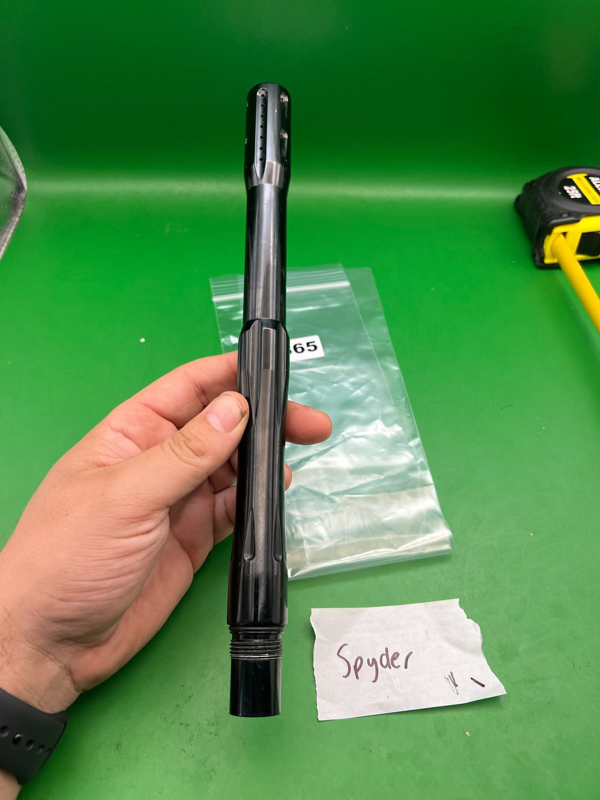 Spyder Paintball Barrel Black 12in .687 Bore