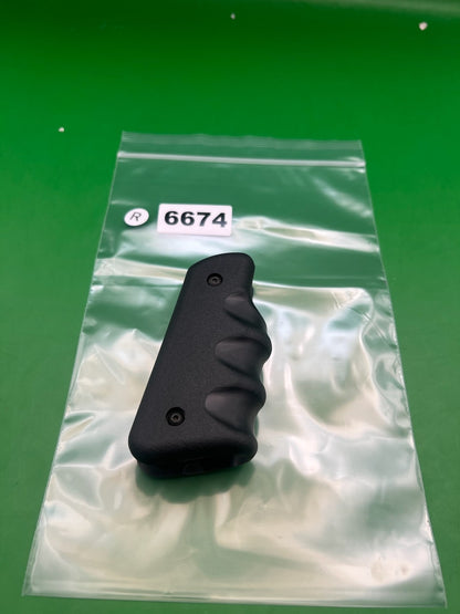 45* Grooved Autococker Grips - used paintball grip panels - black