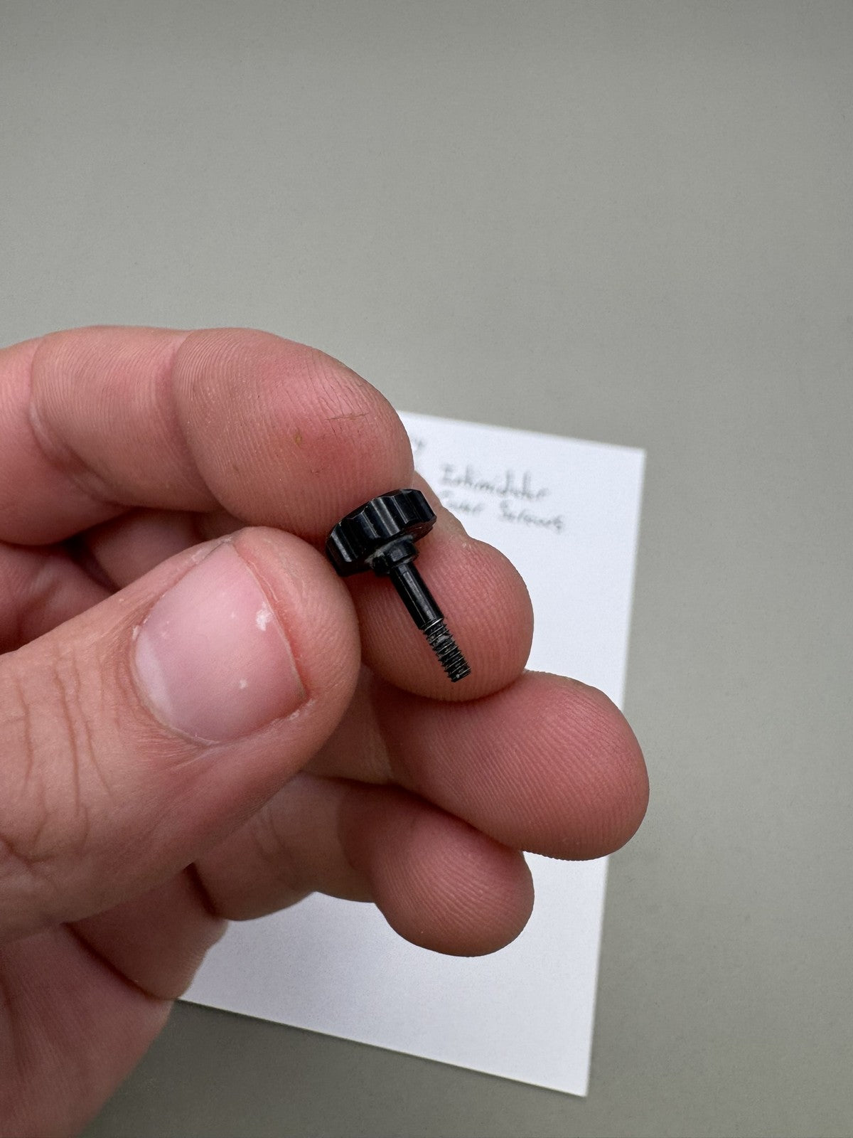 Bob Long 2K2 2K5 Intimidator CCM Eye Cover Screws Black Aluminium