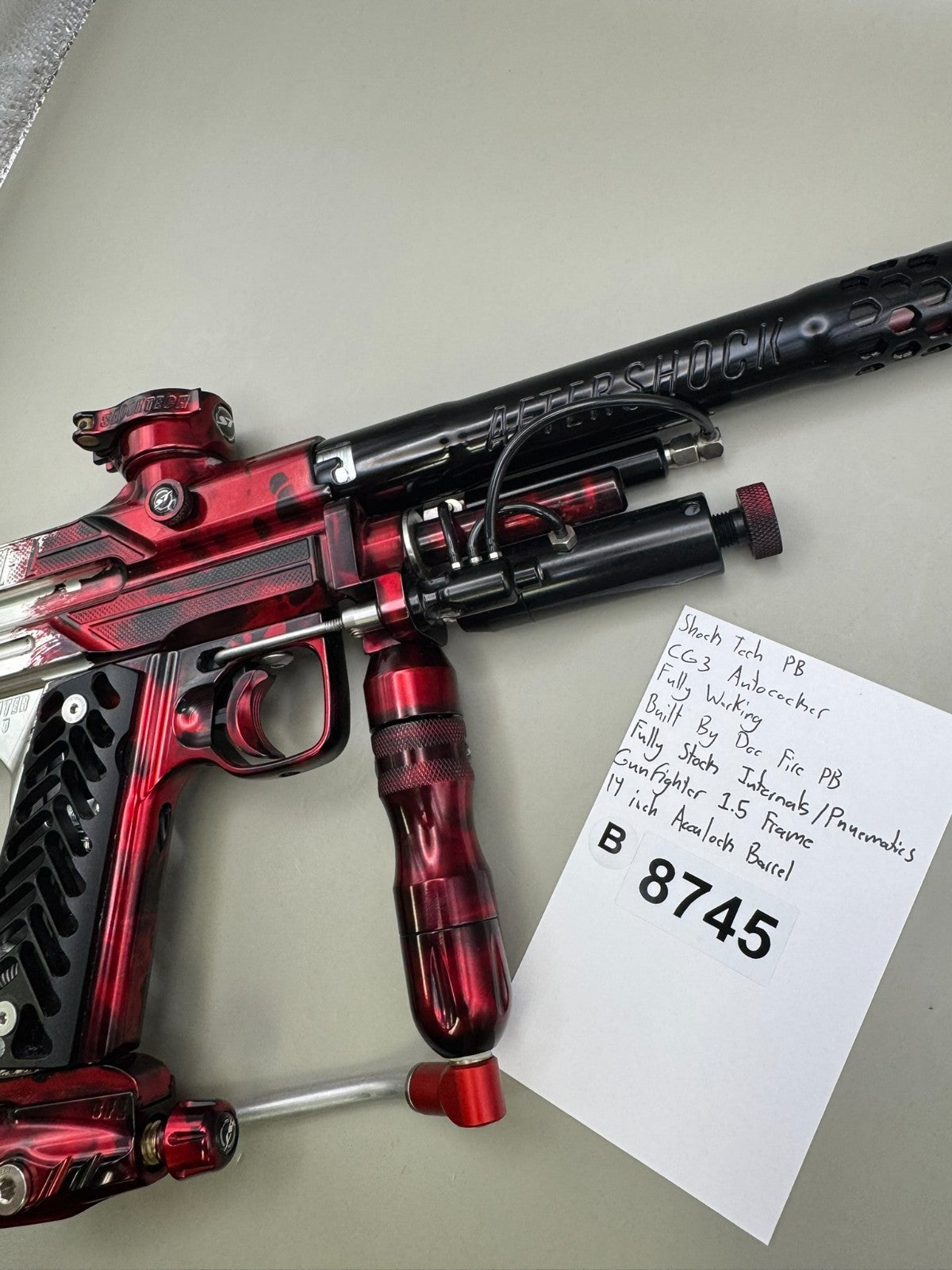 Shock Tech PB CG3 Autococker - Paintball Marker Fully Working