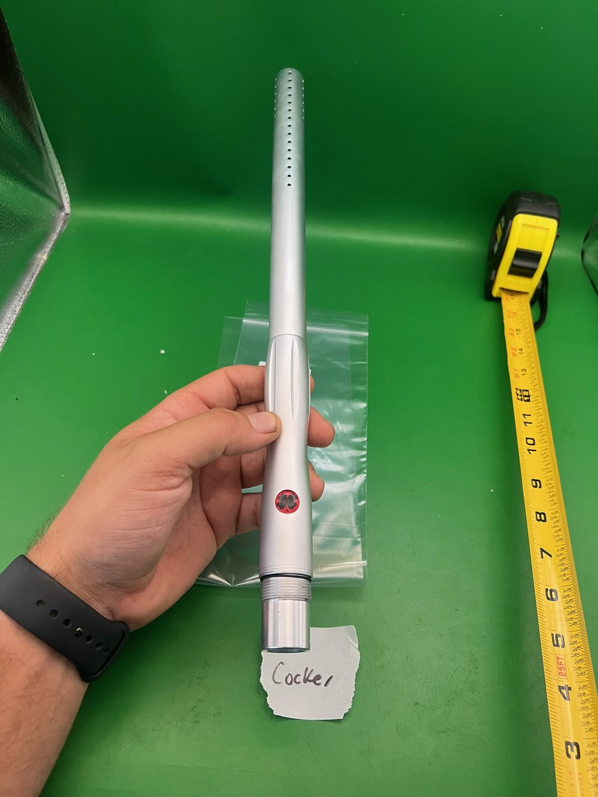 Lucky 15" Paintball Barrel Autococker Thread Silver .692 Bore