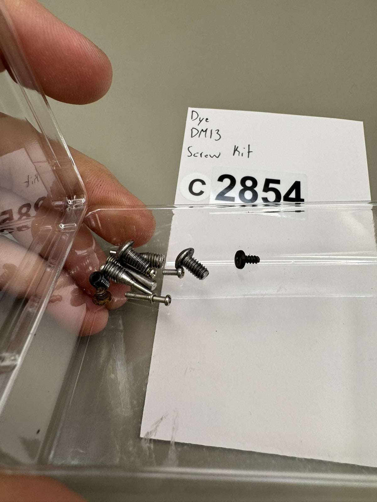 Dye DM13 Screw Kit