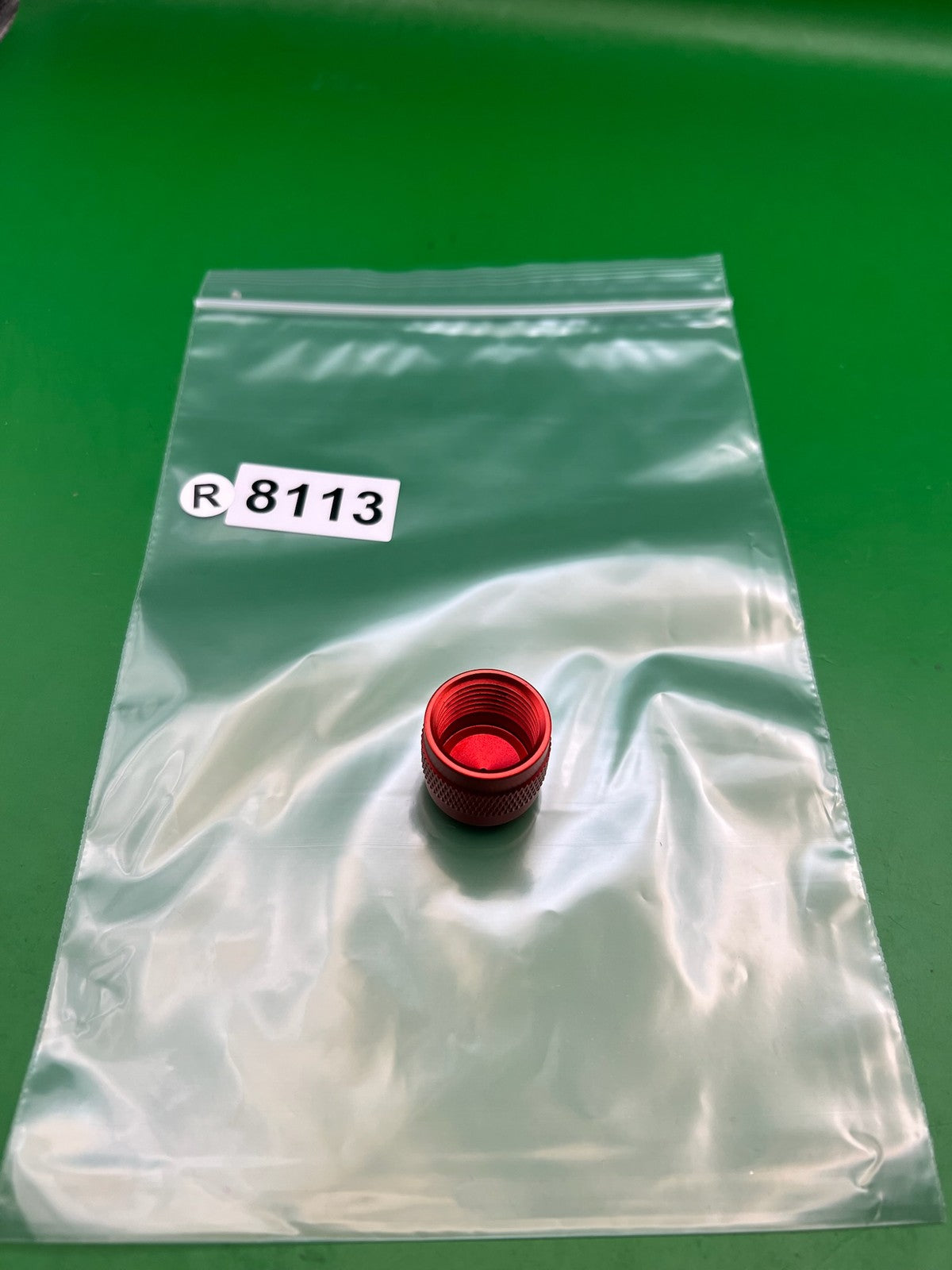 Thread Protector Aluminum Red