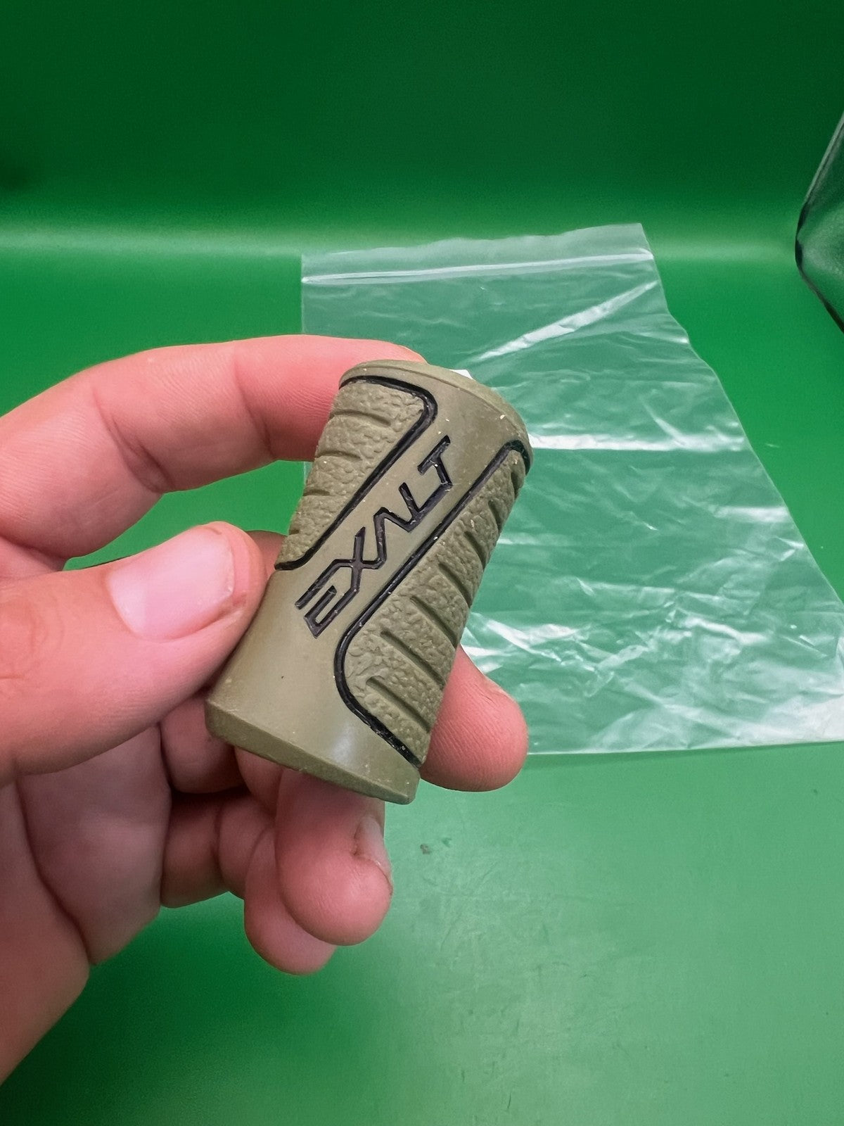 Exalt Regulator Grip Rubber Cover Skin Olive Tan Universal Marker