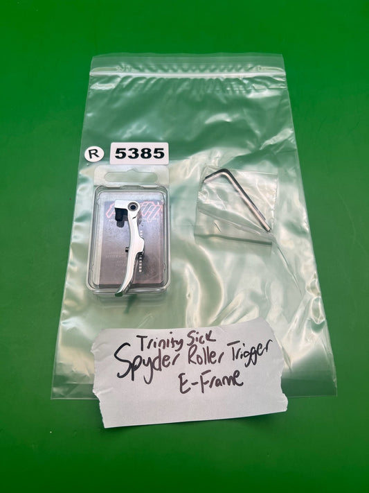 Trinity Sick Spyder E-Frame Roller Trigger Silver Aluminum