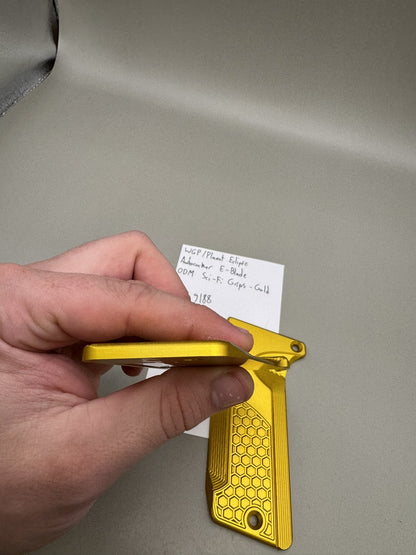 WGP/Planet Eclipse Autococker E-Blade ODM Sci-Fi Grips - Gold