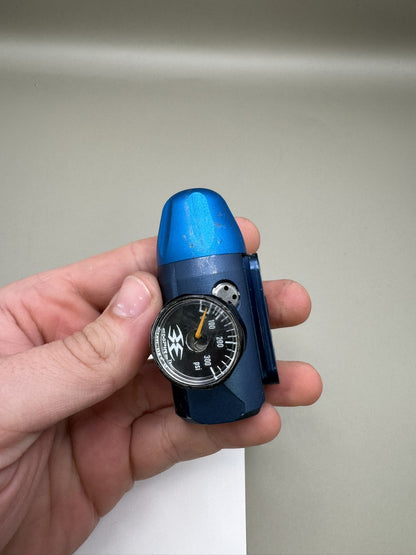 Empire AXE Pro ASA/HPR Blue Paintball ASA with Gauge