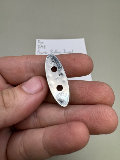 Dye DM8 Frame Button Jewel Silver Black