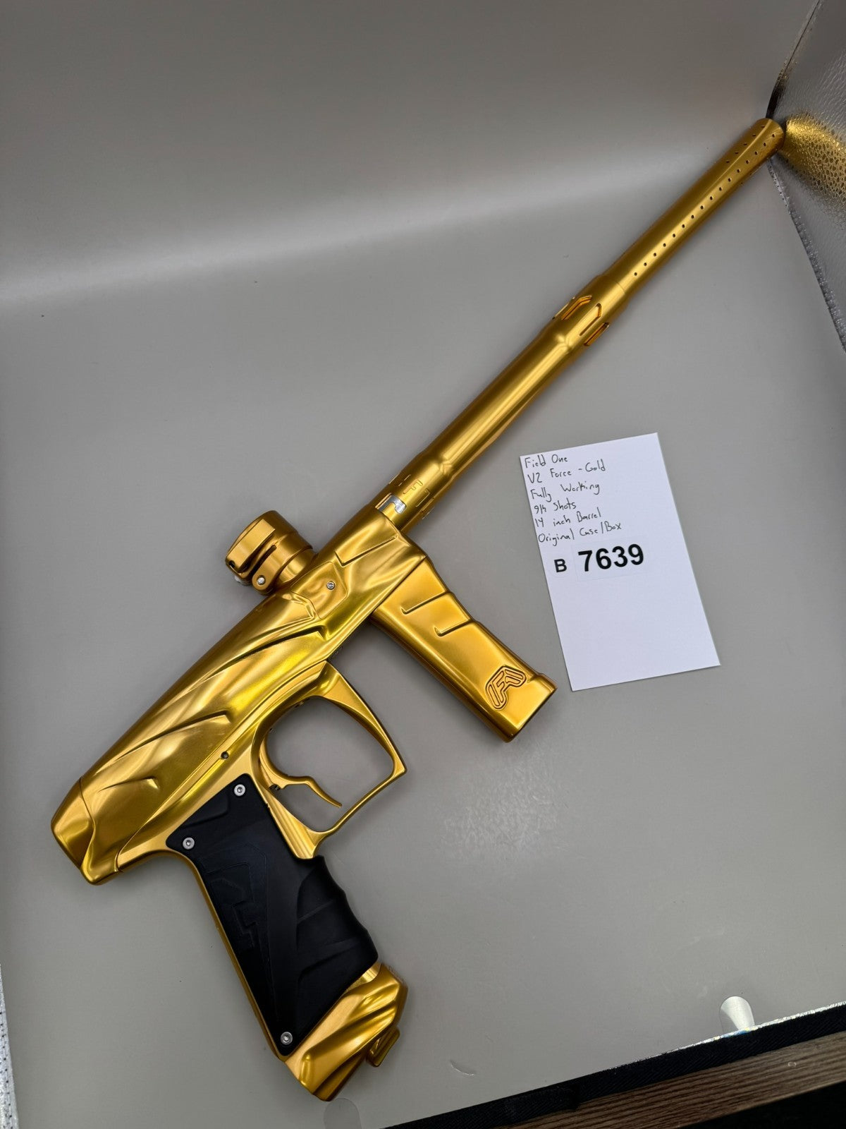 Field One V2 Force - Gold - Paintball Marker Fully Working