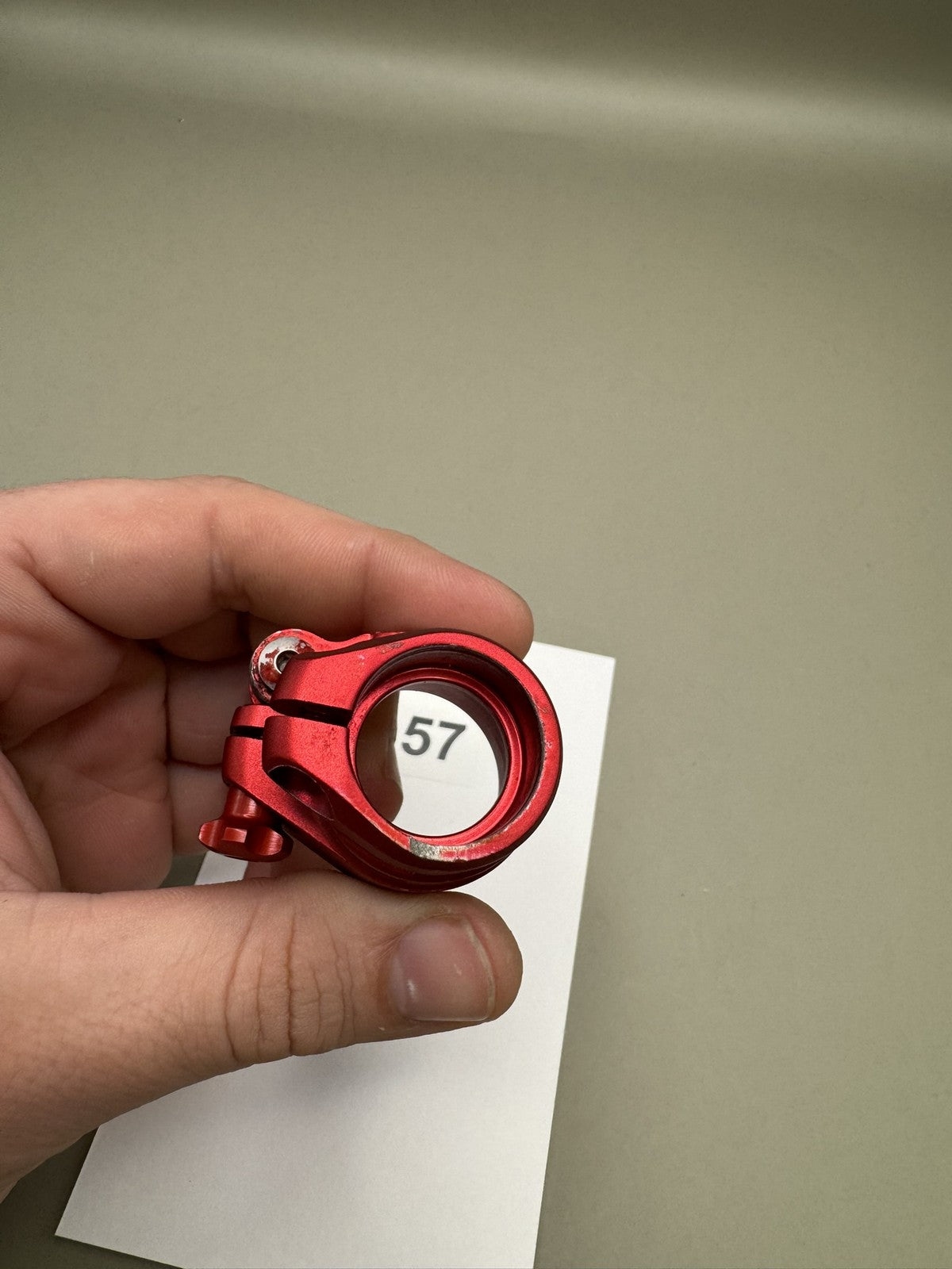 Planet Eclipse Feedneck Red Clamping Paintball Marker Part