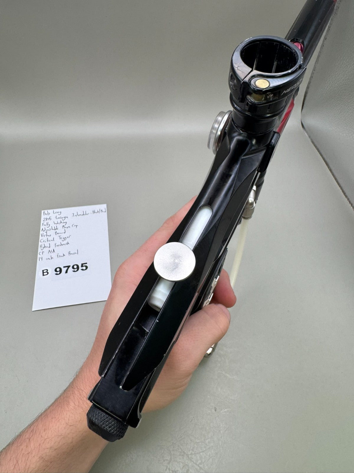 Bob Long 2k5 Lasoya Intimidator - Black/Red - Paintball Marker Fully Working