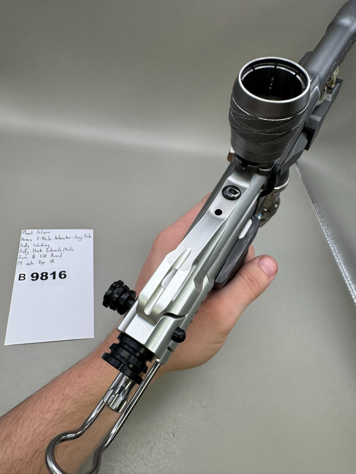 Planet Eclipse E-Blade Autococker - Grey Fade - Paintball Marker Fully Working
