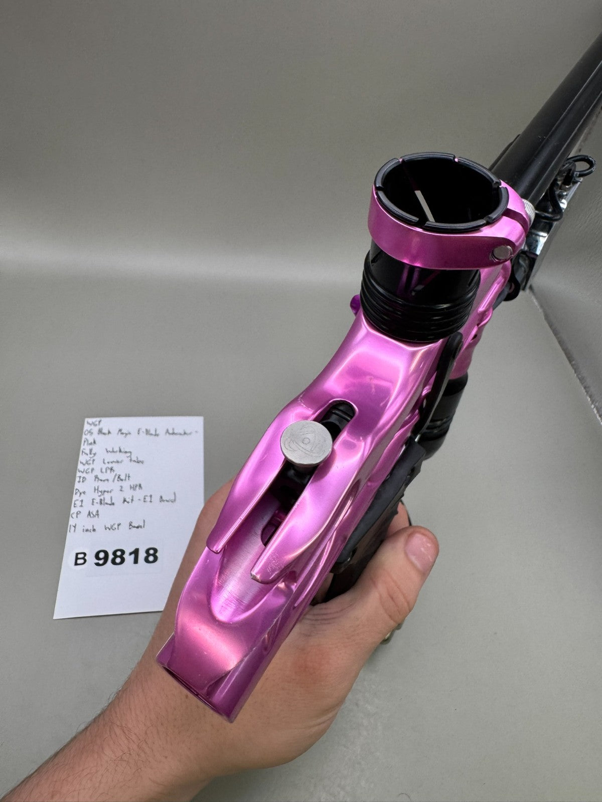 WGP 05 Black Magic E-Blade Autococker - Pink - Paintball Marker Fully Working