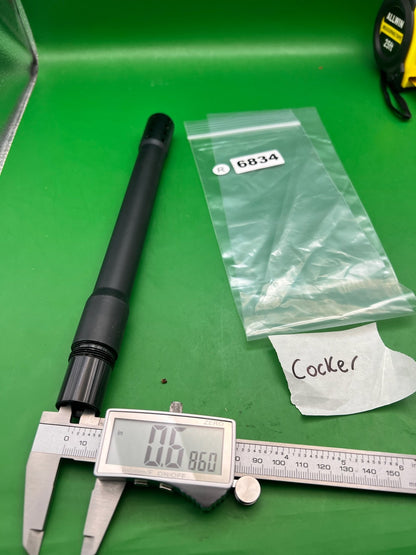 Autococker Barrel Black 12in .689 Bore Ported Tip