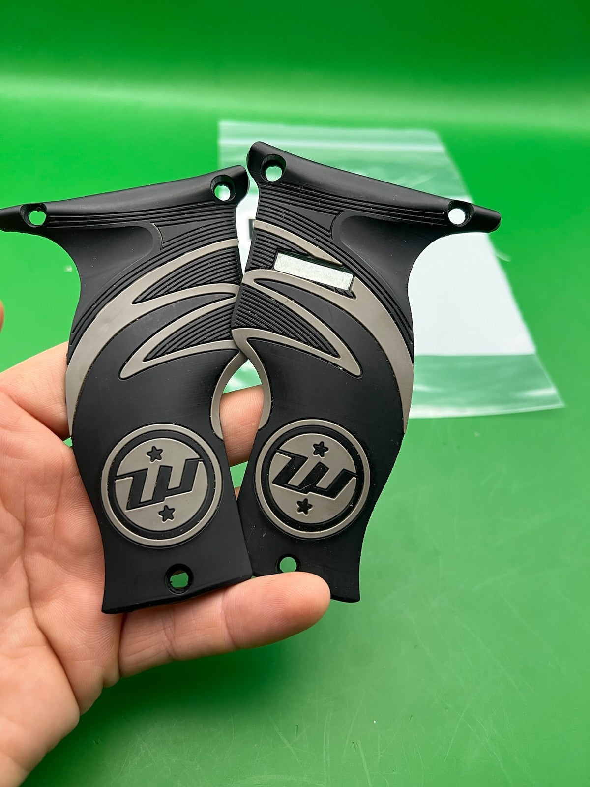 WGP SR Autococker Grip Panels Black OEM Stock 45 Degree Rubber
