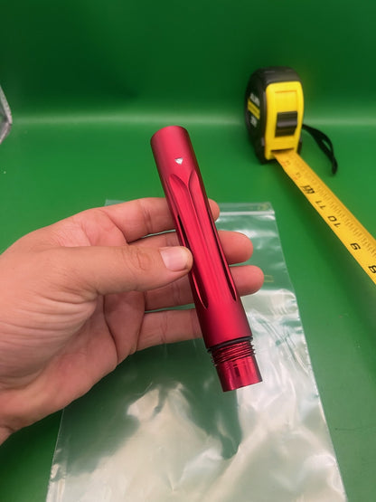 DLX Luxe Freak XL Barrel Back Ion Thread Red Anodized Aluminum