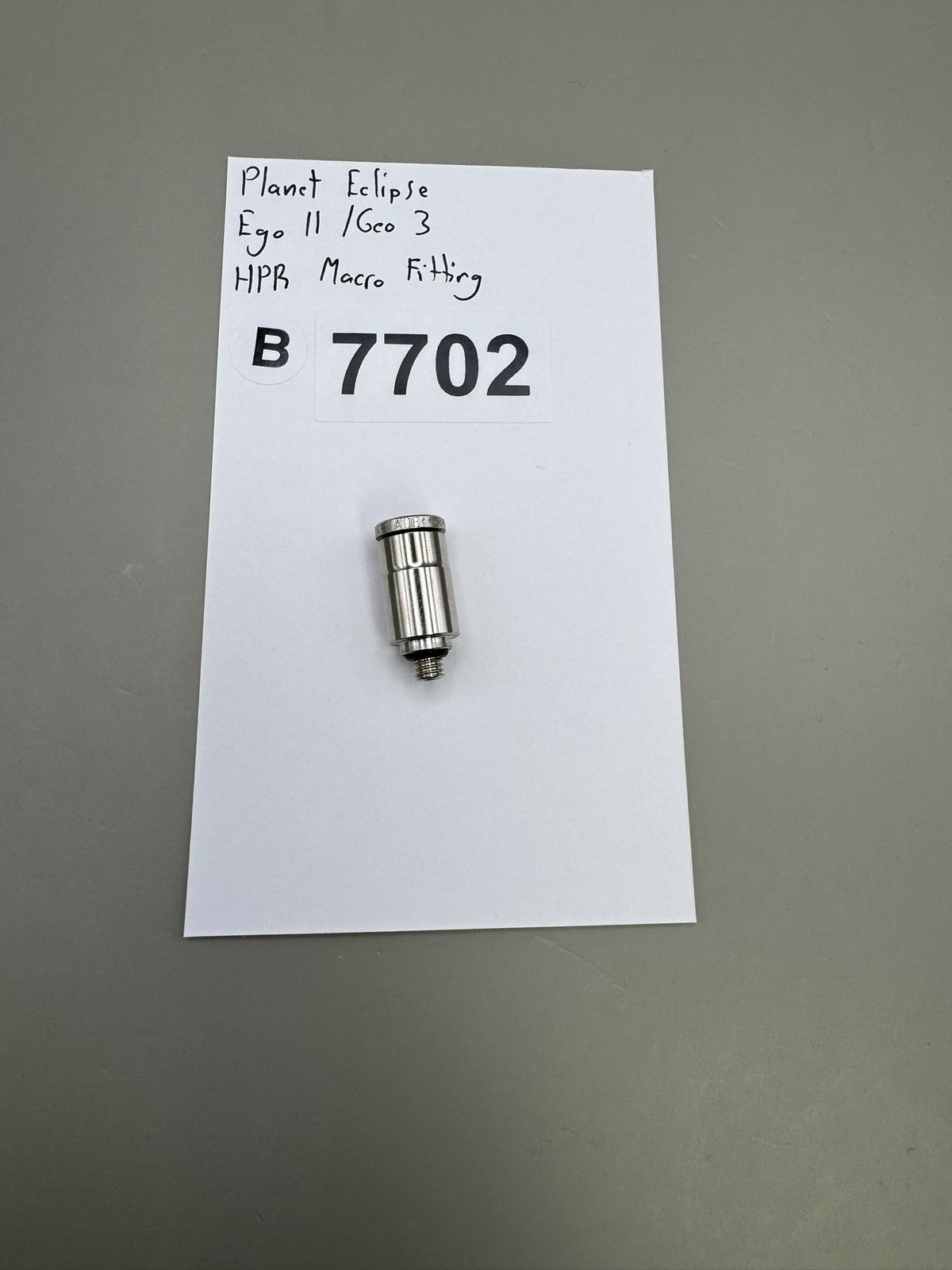 Planet Eclipse Ego 11 Geo 3 HPR Macro Fitting Silver