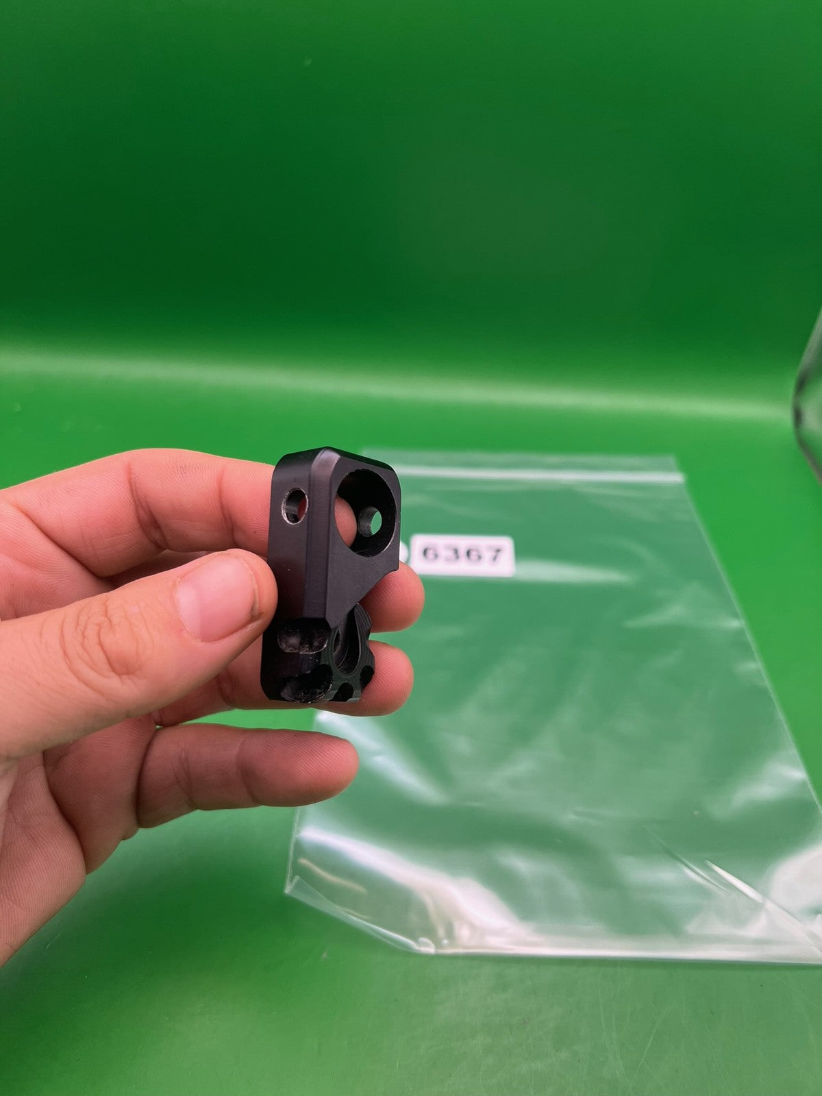 WGP Autococker Inline Back Block - used paintball back block - black