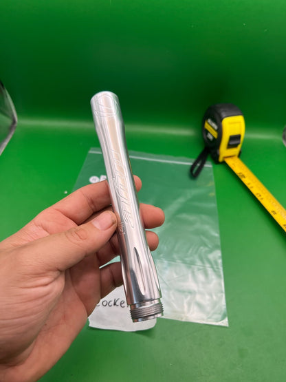 Dye UL-I Barrel Back Autococker Thread Polished Clear Silver AC