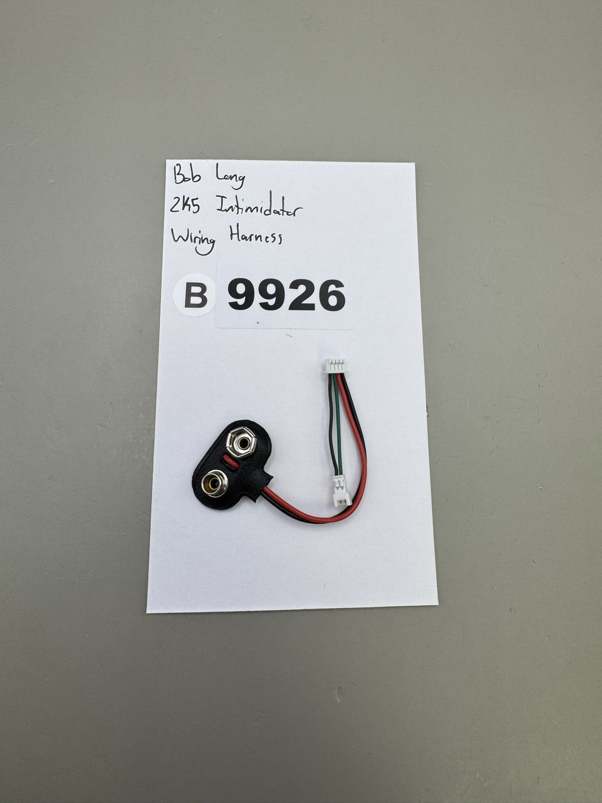 Bob Long 2K5 Intimidator Wiring Harness