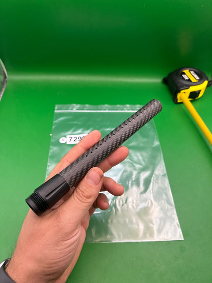 Deadlywind Carbon Fiber Whip Barrel Tip Shaft S63 12" 0.697 Bore Black