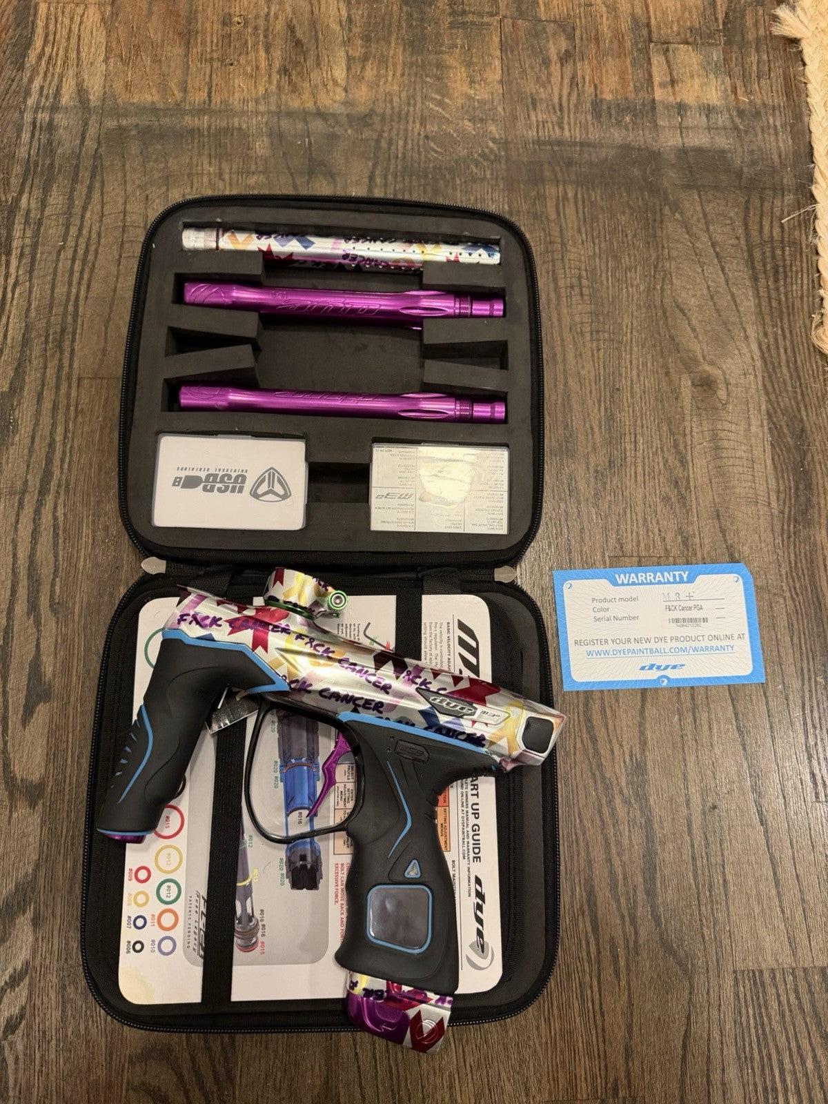 Mint F*ck Cancer Dye M3+ Paintball Marker