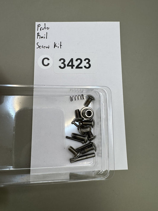 Proto Rail Screw Kit