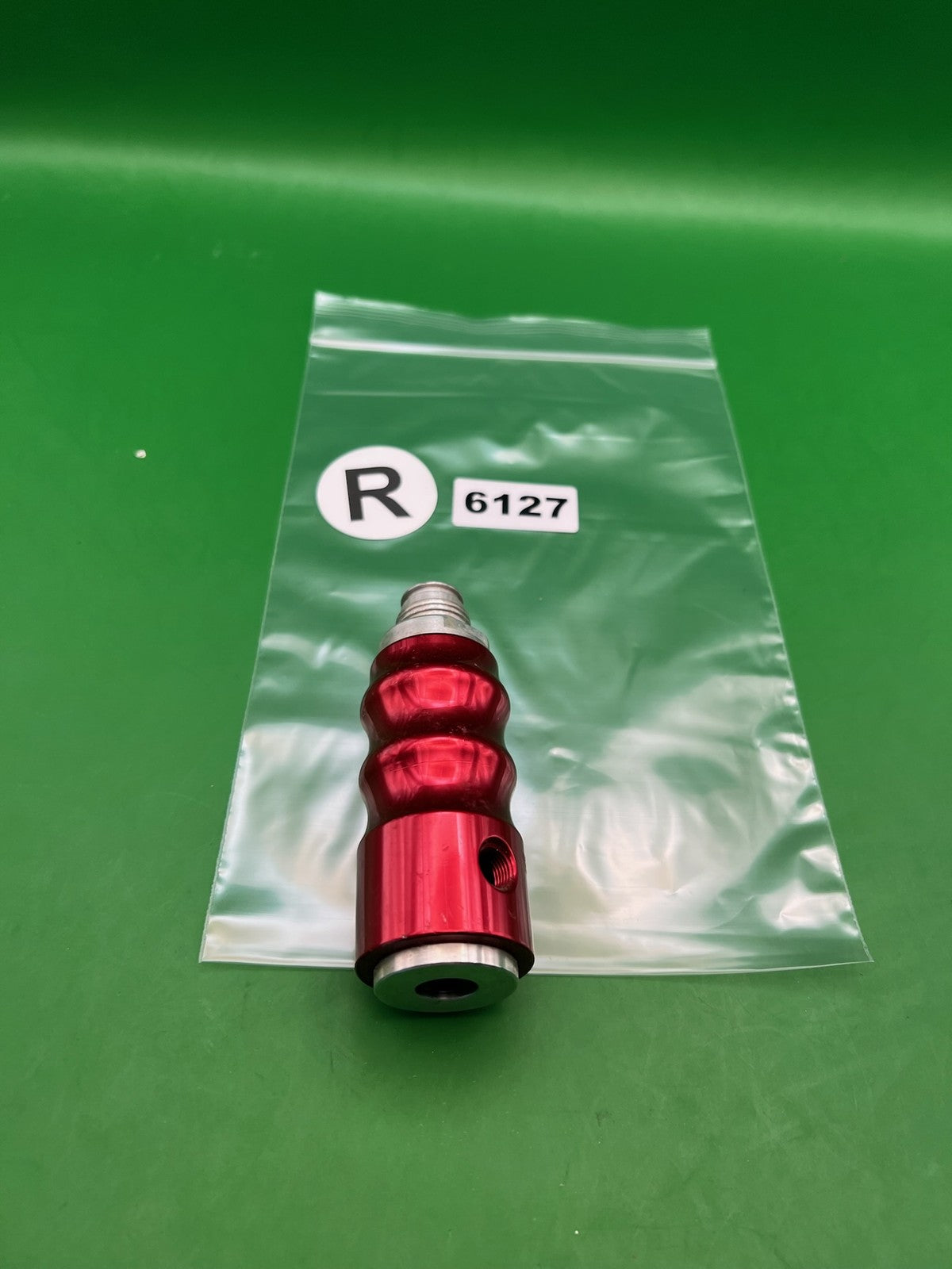 Sub-Zero Paintball Gas Through Grip - used paintball gas through grip - red anno