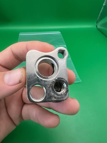 WGP Autococker 2K+ Front Block Raw Stainless Steel High-Flow