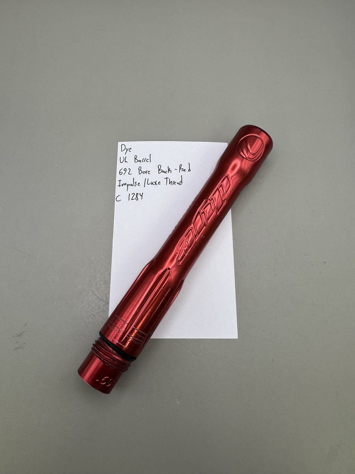 Dye Ul Barrel 692 Bore Back - Red Impulse /Luxe Thread