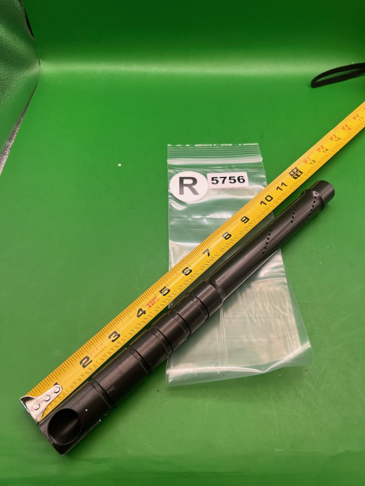 Automag 12" .694 Black Barrel - used paintball barrel - black
