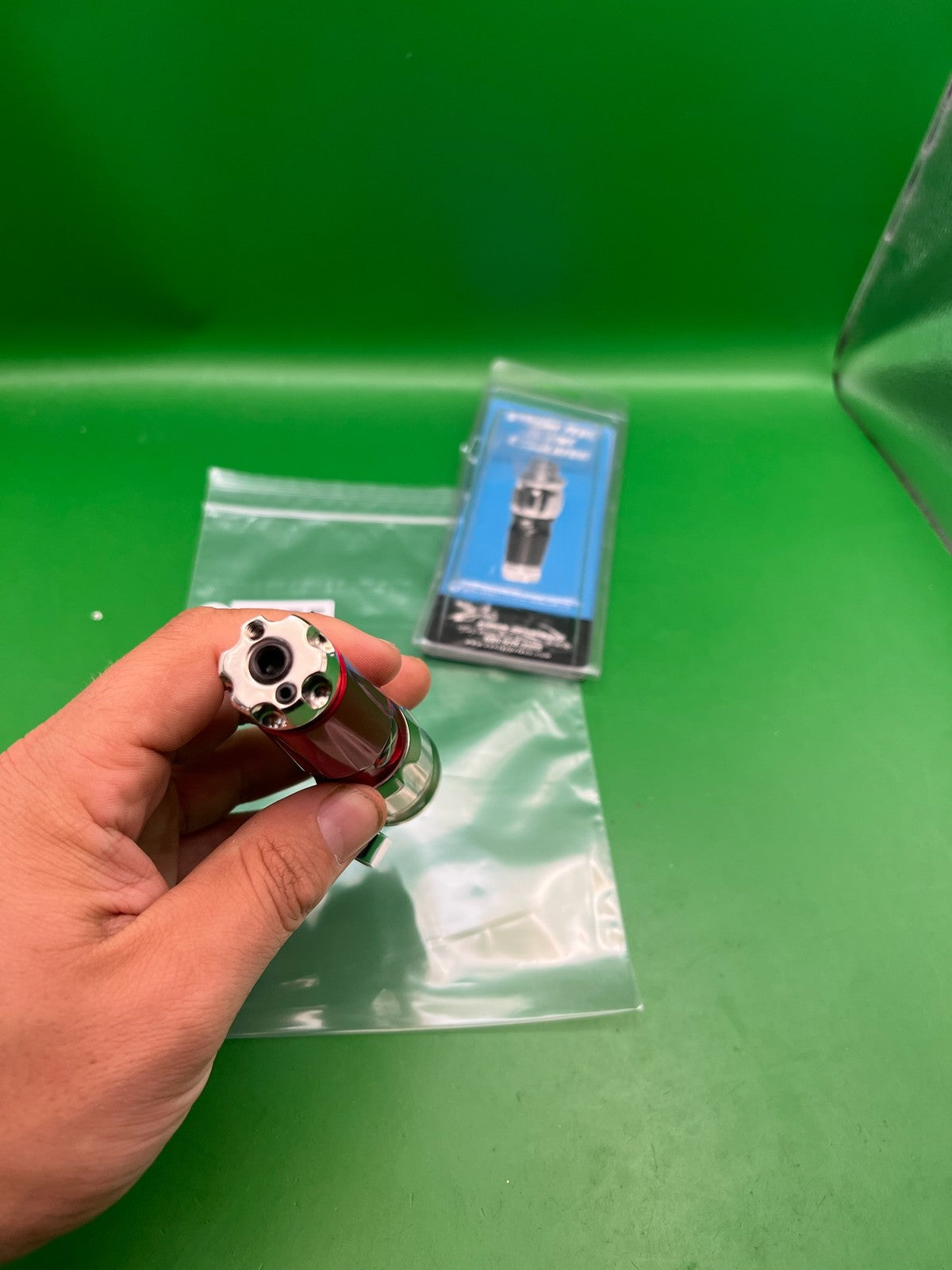System X PB Inline Torpedo HPR Regulator Red Chrome Paintball