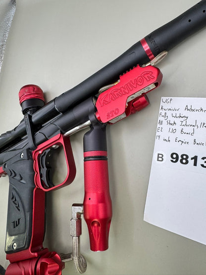 WGP Karnivor Autococker - Black/Red 2 - Paintball Marker Fully Working