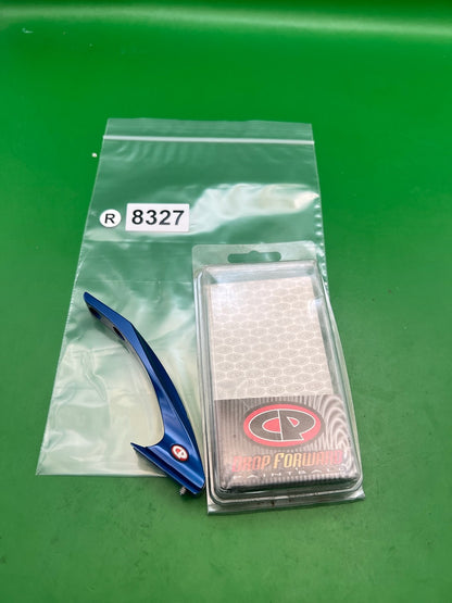 Custom Products CP ASA Rail Drop Forward Blue Anodized Paintball