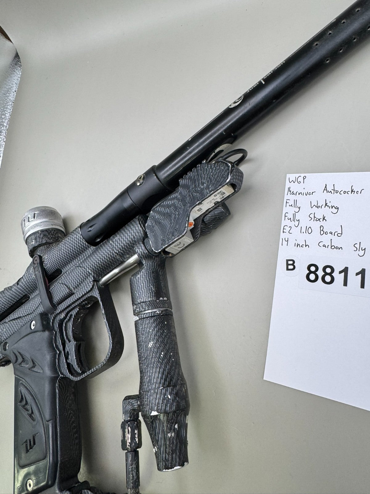 WGP Karnivor Autococker - Carbon - Paintball Marker Fully Working