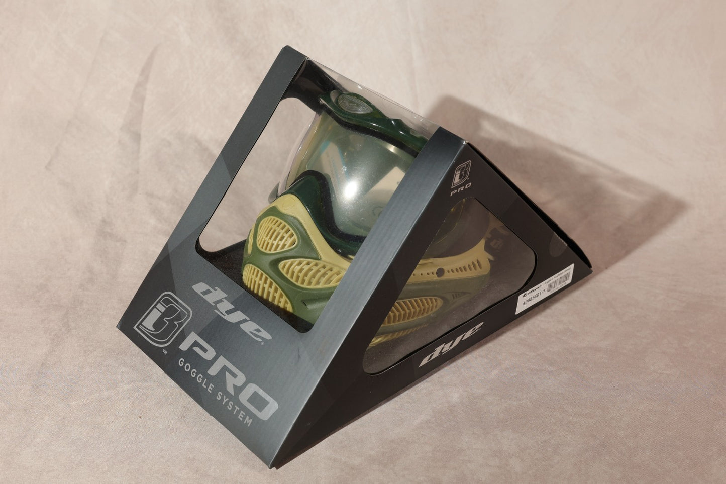 Dye i3 Pro Paintball Goggle System Mask Green Tan Camo New in Box