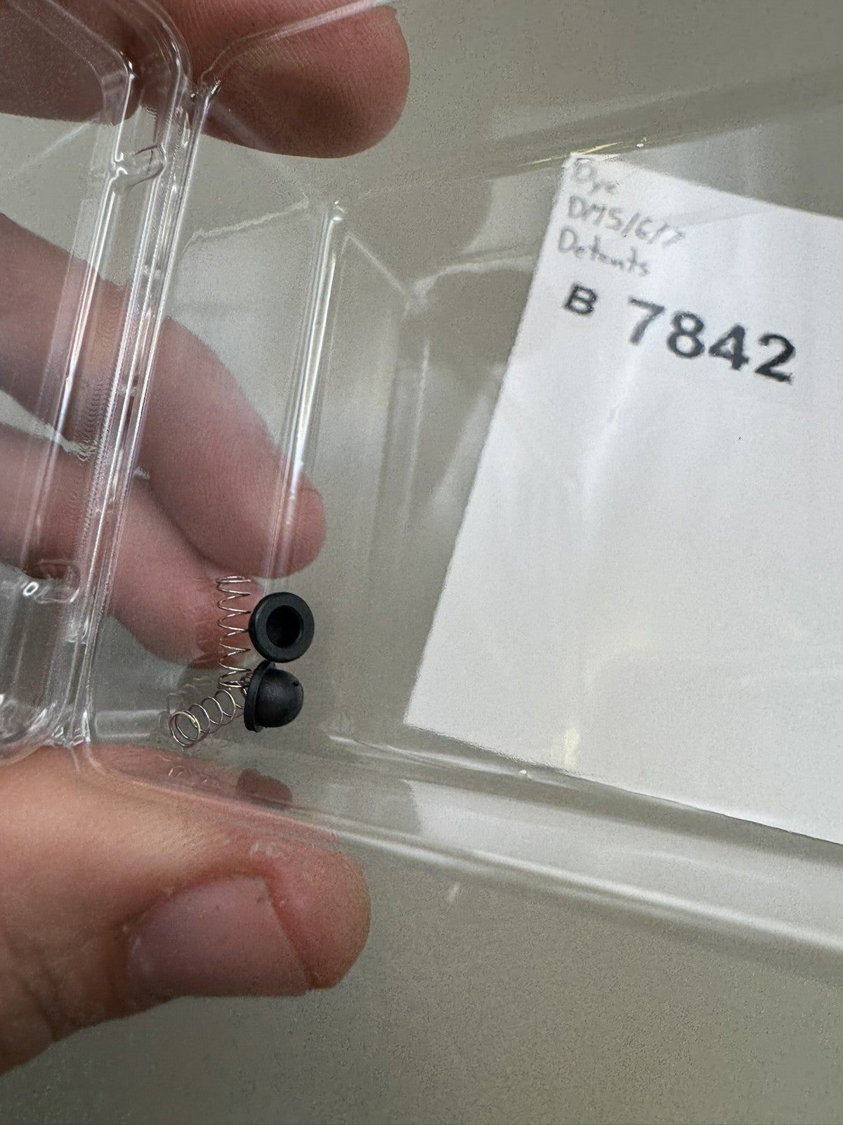 Dye DM5 DM6 DM7 Ball Detents Black