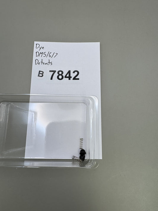 Dye DM5 DM6 DM7 Ball Detents Black